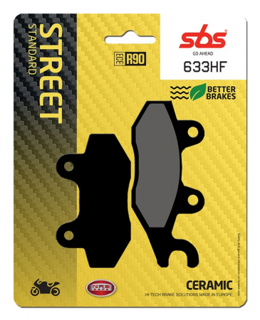 Moto/Atv - SBS - placute frana 633HF [134HF] - Street [Ceramic]
