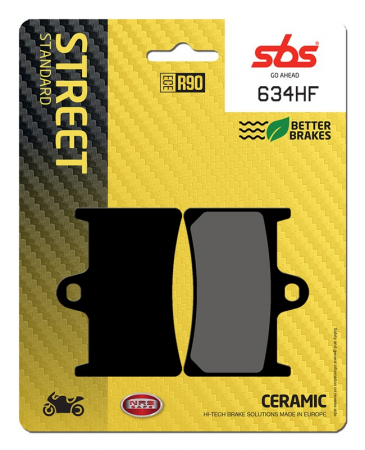 Moto/Atv - SBS - placute frana 634HF - Street [Ceramic]