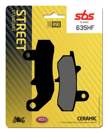 Moto/Atv - SBS - placute frana 635HF - Street [Ceramic]