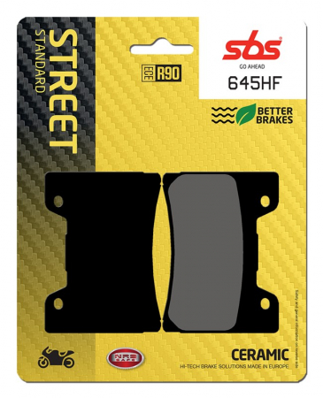 Moto/Atv - SBS - placute frana 645HF - Street [Ceramic]