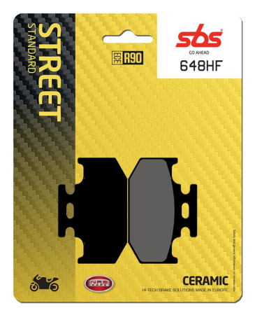Moto/Atv - SBS - placute frana 648HF - Street [Ceramic]