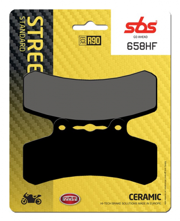 Moto/Atv - SBS - placute frana 658HF - Street [Ceramic]