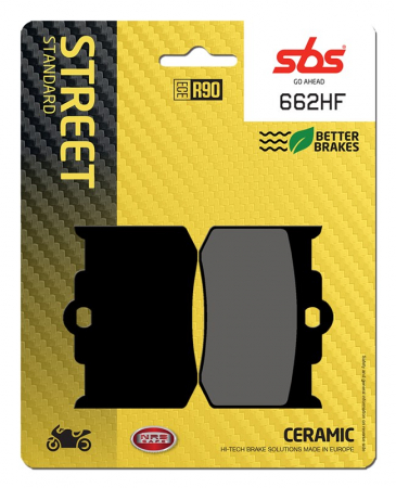 Moto/Atv - SBS - placute frana 662HF - Street [Ceramic]