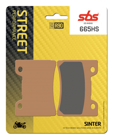 Moto/Atv - SBS - placute frana 665HS - Street [Sinter]