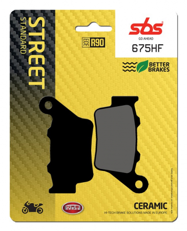 Moto/Atv - SBS - placute frana 675HF - Street [Ceramic]
