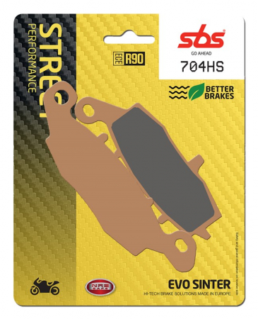 Moto/Atv - SBS - placute frana 704HS - Street [Sinter]