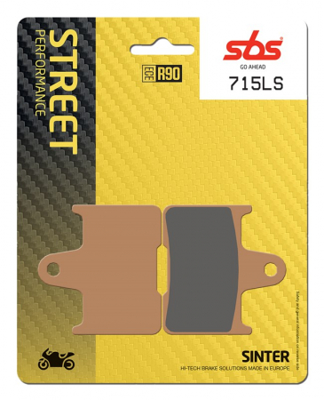Moto/Atv - SBS - placute frana 715LS - Street [Sinter]