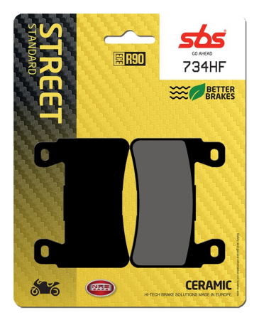 Moto/Atv - SBS - placute frana 734HF - Street [Ceramic]