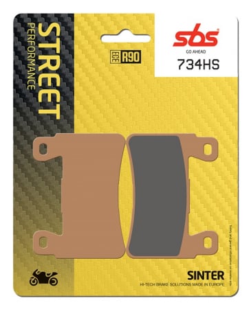 Moto/Atv - SBS - placute frana 734HS - Street [Sinter]