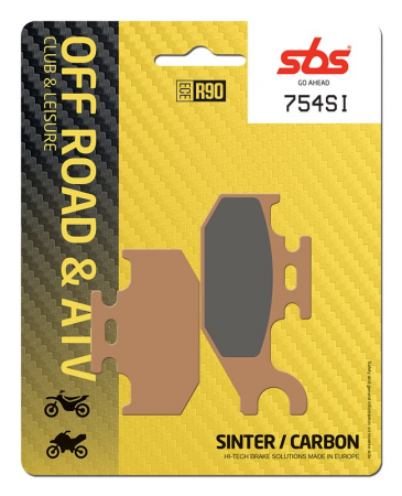 Moto/Atv - SBS - placute frana 754SI - Offroad & ATV [Sinter / Carbon]