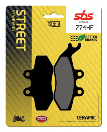 Moto/Atv - SBS - placute frana 774HF - Street [Ceramic]