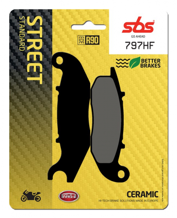 Moto/Atv - SBS - placute frana 797HF - Street [Ceramic]