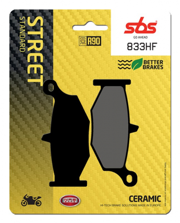 Moto/Atv - SBS - placute frana 833HF - Street [Ceramic]