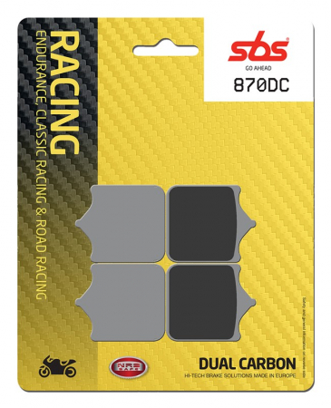 Moto/Atv - SBS - placute frana 870DC - Racing [Dual Carbon]