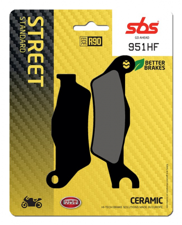 Moto/Atv - SBS - placute frana 951HF - Street [Ceramic]