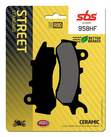 Moto/Atv - SBS - placute frana 958HF - Street [Ceramic]