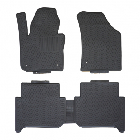 Accesorii auto - Set covorase auto cauciuc Umbrella pentru VW Touran 2011-