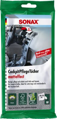 Intretinere auto - Servetele Bord Efect Mat Pachet 10 Bucati Sonax