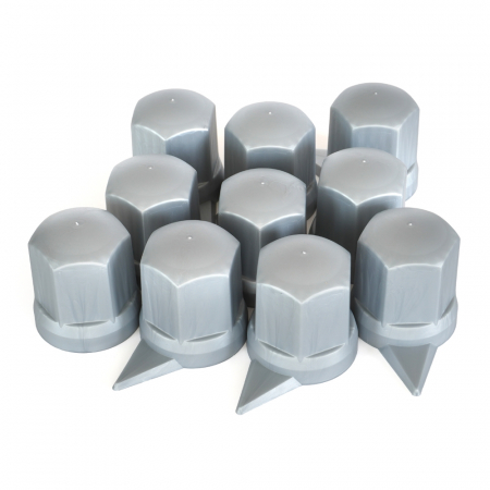 Set 10 Bucati Capac Plastic Pentru Prezon Roata Cu Indicator 32 Mm Gri 54.5 Mm [3]