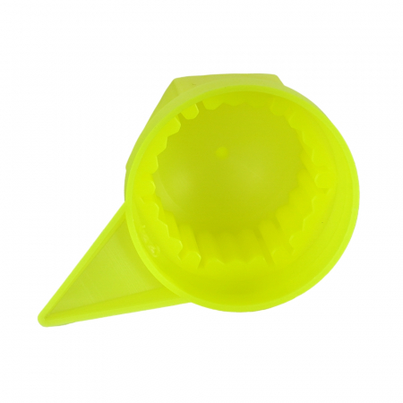 Set 10 Bucati Capac Plastic Pentru Prezon Roata Cu Indicator 32 Mm Neon Galben 41 Mm [1]