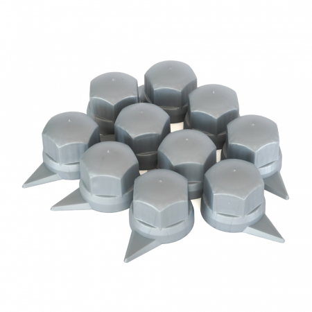 Set 10 Bucati Capac Plastic Pentru Prezon Roata Cu Indicator 33 Mm Gri 41 Mm [2]