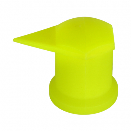 Accesorii auto exterior - Set 10 Bucati Capac Plastic Pentru Prezon Roata Cu Indicator 33 Mm Neon