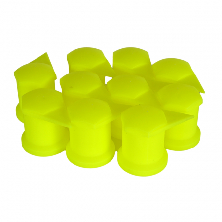 Set 10 Bucati Capac Plastic Pentru Prezon Roata Cu Indicator 33 Mm Neon [2]