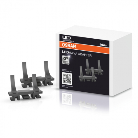 Accesorii auto - Set 2 adaptoare H7 Osram LED 64210DA04 pentru Fiat, Ford, Opel
