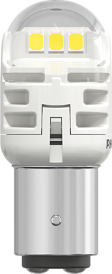 Set 2 Becuri Auxiliare Cu Led 12V P21/5W Ultinon Pro6000Si White Philips [1]