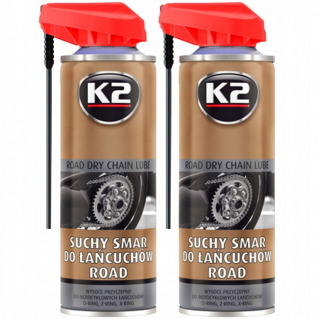 Spray-uri tehnice - Set 2 Buc K2 Spray Lubrifiant Lant Chain Lube Off Road 500ML W140
