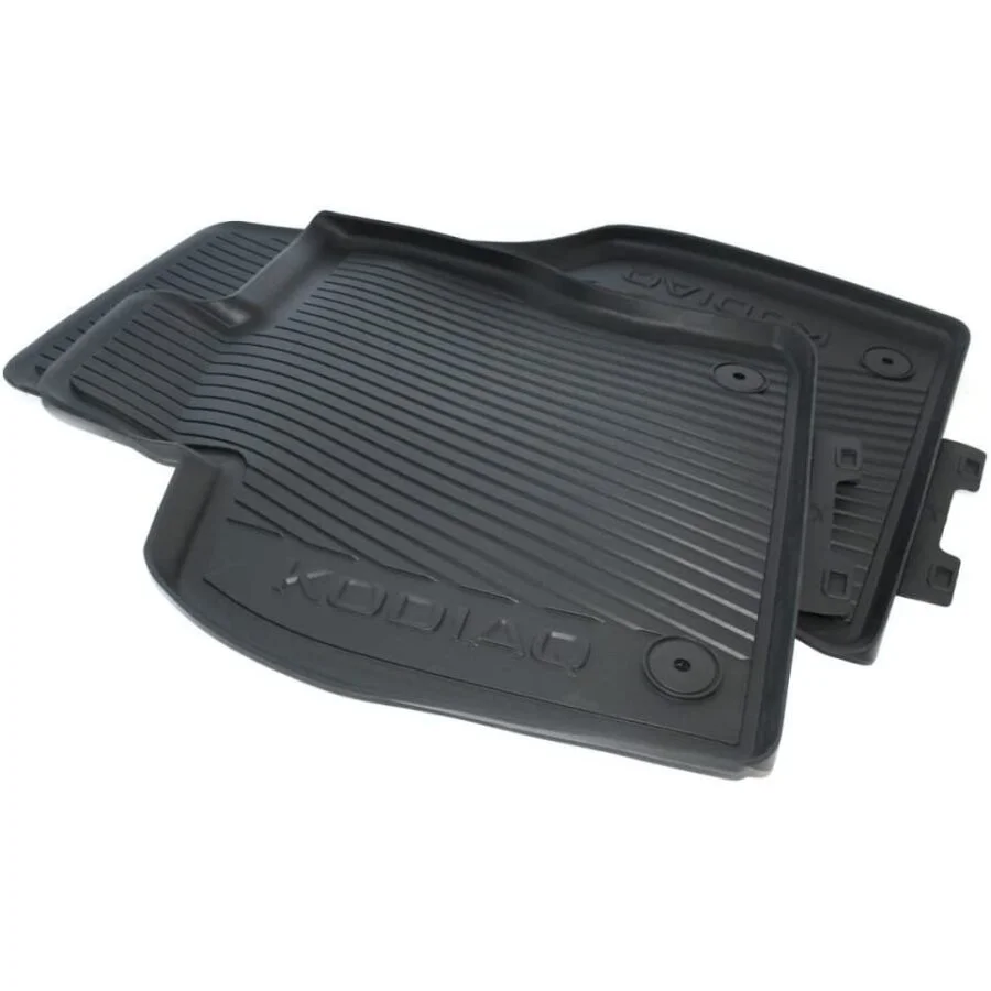 Accesorii auto - Set 2 Covorase Cauciuc Originale Fata   All-Weather   -  Skoda Kodiaq