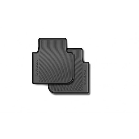 Accesorii auto - Set 2 Covorase Cauciuc Originale Spate   All-Weather   -  Skoda Kodiaq