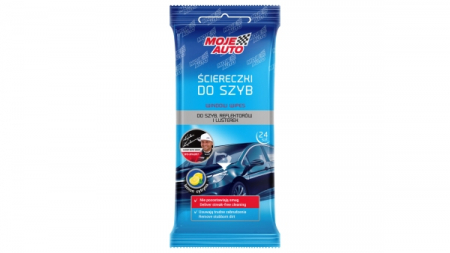 Intretinere auto - Set 24 de servetele pentru curatat geamuri Moje Auto