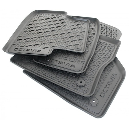 Accesorii auto - Set 4 Covorase De cauciuc  Originale   All-Weather   - Skoda Octavia 3 2013-2019