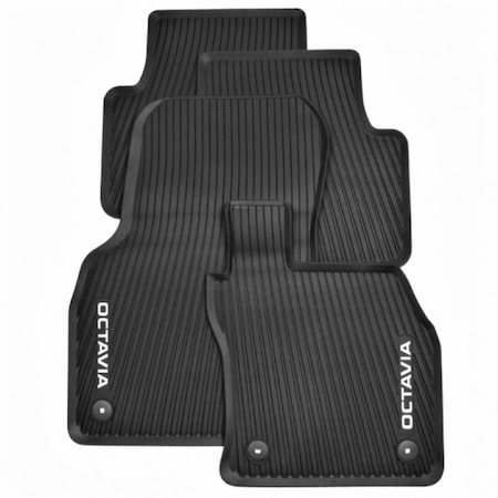 Accesorii auto - Set 4 Covorase De cauciuc  Originale   All-Weather   - Skoda Octavia 4 2020-