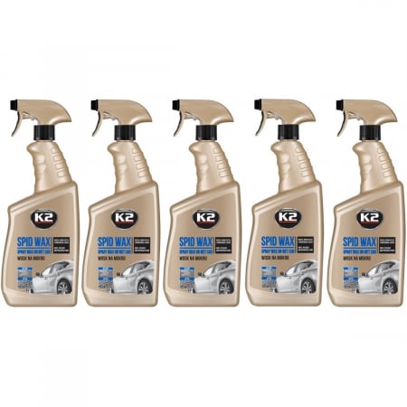 Intretinere auto - Set 5 Buc K2 Solutie Ceara Rapida Spid Wax 770ML K087M