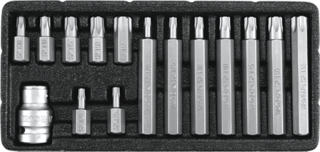 Scule si echipamente - Set Biti Torx 15 Piese T20-T55