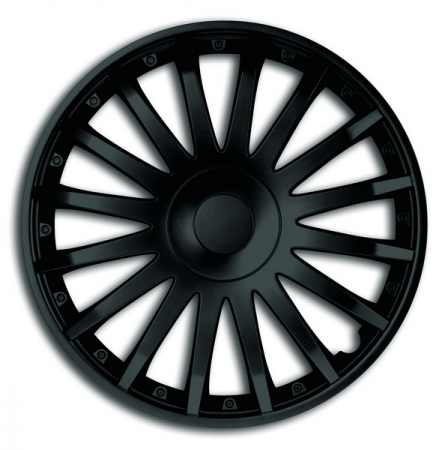Accesorii auto - Set Capace Roti 15  Negre Crystal