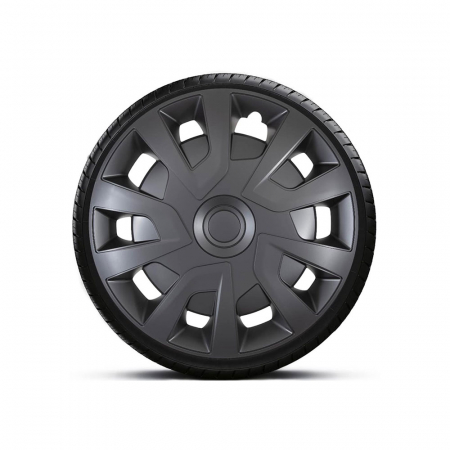 Accesorii auto - Set Capace Roti 15  Negre Revo Van