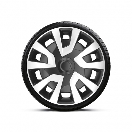 Accesorii auto - Set Capace Roti 15  Silver Revo Van