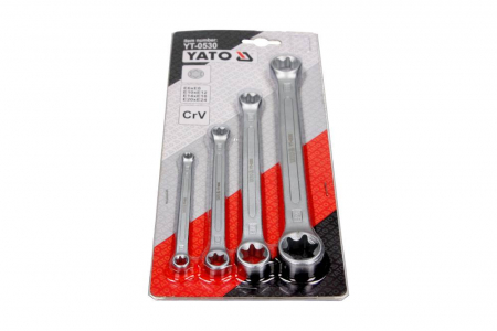 Scule si echipamente - Set Chei Inelare Torx, 4 Buc, E6-E24