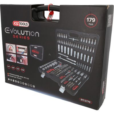 Set Chei Tubulare. 179 De Piese 1/4+3/8+1/2 [2]