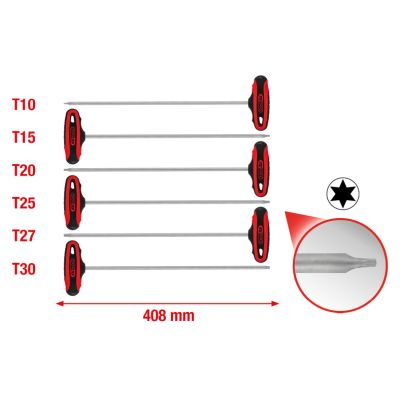 Scule si echipamente - Set Chei Unghiulare Cu Maner In T 6 Piese