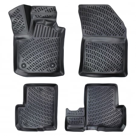 Accesorii auto - Set covorase auto cauciuc Umbrella pentru Dacia Lodgy 2012-