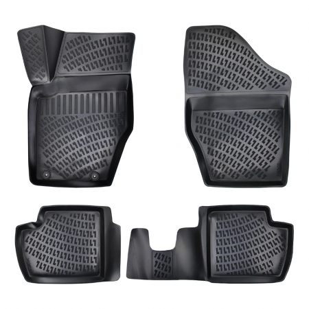 Covorase auto - Set covorase auto cauciuc Umbrella pentru Peugeot 308 I 2008-2013