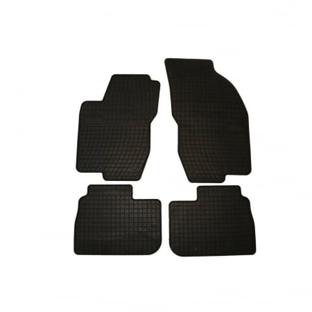 Accesorii auto - Set covorase auto din cauciuc Alfa Romeo 156 1997-2006, presuri FROGUM, negre, 4 buc