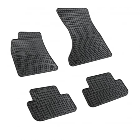 Accesorii auto - Set covorase auto din cauciuc Audi A4-B8 2007-2015, presuri FROGUM, negre, 4 buc.