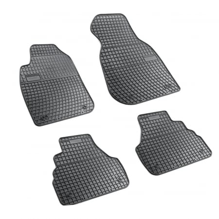 Covorase auto - Set covorase auto din cauciuc Audi A6-C5 1997-2004, presuri FROGUM, negre, 4 buc.