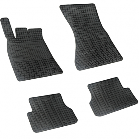 Accesorii auto - Set covorase auto din cauciuc Audi A6 C7 2011-2018 A7 Sportback 2010-2017, presuri FROGUM, negre, 4 buc.