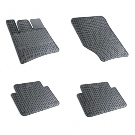 Accesorii auto - Set covorase auto din cauciuc Audi Q7 (4L) 2005-2015, presuri FROGUM, negre, 4 buc